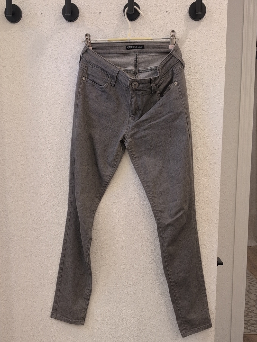 Guess Gray Slim Straight Jeans
